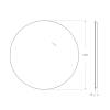 Зеркало BelBagno SPC-INT-1000-LED с подсветкой, 100x100 фото 7