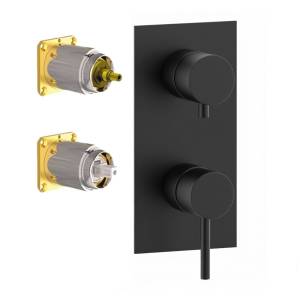 Смеситель для душа Remer X-Style X93QKBNO черный матовый