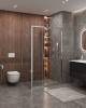 Душевой уголок Cezares MOLVENO-AHF-31-120/80-C-CR-IV профиль хром, стекло прозрачное, 120x80x195 фото 2