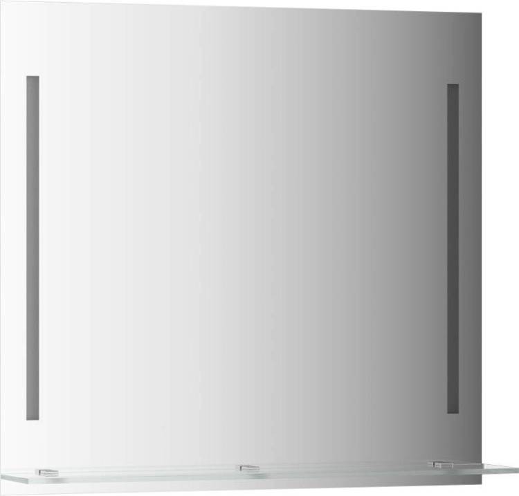 Зеркало Evoform Ledline-S BY 2164 80x75 см, с полкой
