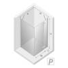 Душевое ограждение NEW TRENDY NEW RENOMA R 80x100x195 D-0112A/D-0085B (хром) фото 3