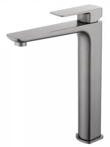 Смеситель для раковины Wonzon & Woghand WW-88239003-BGM высокий, темный графит