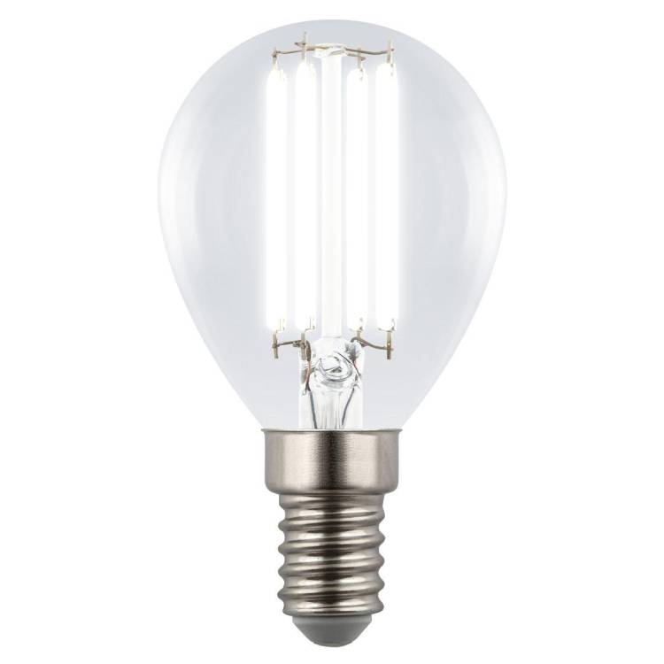 Лампа светодиодная Uniel E14 4W 4000K прозрачная LED-G45-4W/4000K/E14/CL GLY01TR