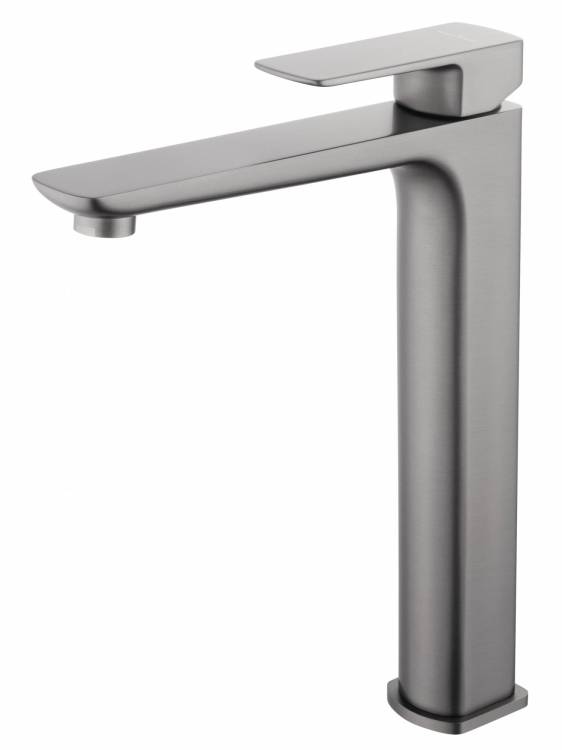 Смеситель для раковины Wonzon & Woghand WW-88239003-BGM высокий, темный графит