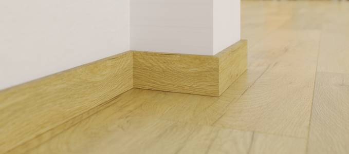 Плинтус Fine Floor Rich FF-2095 Дуб Олиб 2400x60x12.5