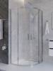 Душевой уголок Cezares PLANE-R-2-90-C-CR профиль хром, стекло прозрачное, 90x90x195 фото 4