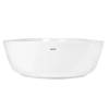 Раковина BOND Oval S51-800 накладная, овальная, 80x40x13.5 см, белая глянцевая фото 5
