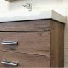 Тумба с раковиной Comforty Никосия 80П 00-00008856 дуб темный фото 4