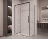Душевой уголок Vincea Stella VSR-1ST9015CLB профиль черный, стекло прозрачное, 150x90x200 фото 2