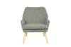 Кресло Stool Group Харви QH-8312K-WL 263-25 grey серый, деревянные ножки фото 2