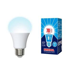 Лампа светодиодная Volpe Norma LED-A60-9W/4000K/E27/FR/NR