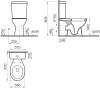 Унитаз-компакт Norm Nord 9845B099-7201 с микролифтом фото 4