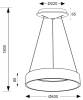 Подвесной светодиодный светильник Deko-Light Sculptoris 342184 фото 2