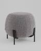 Пуф Stool Group Флик vd-flik-tr-dg темно-серый, букле фото 2