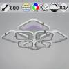 Потолочная люстра Reluce 06321-3.3-4+4A WH+CR (RGB)