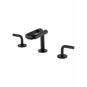Смеситель для раковины Wonzon & Woghand Loop WW-131-00-508 высокий, черный матовый