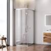 Душевой уголок Am.Pm Gem W90G-403-100280-MT профиль хром, стекло прозрачное, 100x80 фото 2