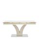 Стол обеденный Stool Group Верона DT-43-160-HGBG DUAL глянцевый бежевый 160(220)x90x75 фото 2