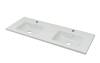 Раковина Cezares 50211 с двумя чашами, Bianco, 121x46