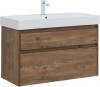 Мебель для ванной Aquanet Nova Lite 100 дуб рустикальный, 2 ящика фото 5