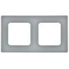 Рамка 2-постовая IEK Flite FI-M22-32-20-K03 серый фото 3