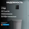 Кнопка смыва Abber AC0124MB пневматическая, черная матовая фото 7