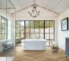 Керамогранит Marazzi Italy TreverkSoul M0MM Brown Chevron 11x54 фото 2