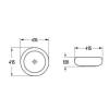 Раковина Comforty 114MDG 00-00012529 41.5x41.5 темно-зеленый фото 9