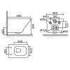 Комплект Belbagno Sela BB3201CHR-MB/BB3201SC-MB/BB002-80/BB007-PR-NERO.M кнопка черная фото 15