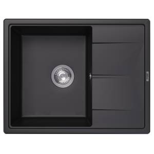Мойка кухонная Abber Quarz AQ2903B черная, 51x65