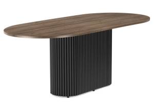 Стол Notta Барон О 620253 дуб кантри пленка, черный 180x90x75