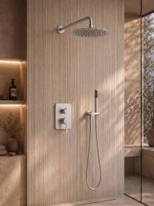Душевой комплект AltroBagno Юнион (Unione) 040110 Ni никель
