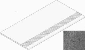 Ступень Kerranova Fabrika K-2018/MR/st01 Antracite 294х1200x10