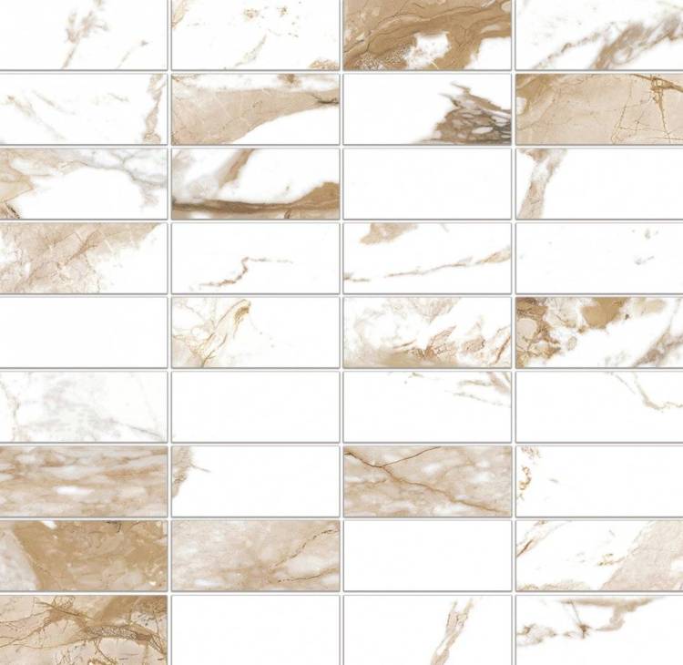 Мозаика Meissen Wild Chic A16678 Белый 30x30