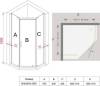Душевой уголок Black&White Stellar Wind S305 900х900 фото 6