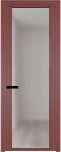 Межкомнатная дверь Profil Doors 2 AGP цвет профиля Красный антрацит, стекло безопасное 6 мм матовое 700x2000