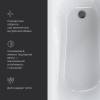 Акриловая ванна Am.Pm Sense New 160x70, белая фото 8