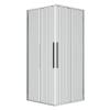 Душевой уголок Niagara Nova NG-4622-34 профиль хром, стекло рифленое, 80x80x195