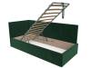 Кровать Лига Диванов Лига-039 122079L зеленый левая 90x200 фото 6