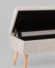 Банкетка Stool Group Сторми 19B485LK-27A серый с ящиком фото 4
