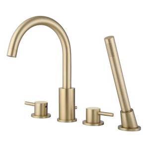 Смеситель Abber Wasser Kreis AF8113G золото матовый