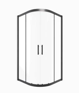 Душевой уголок Timo TPSS-100/03C-8 профиль черный, стекло прозрачное, 100x100x200