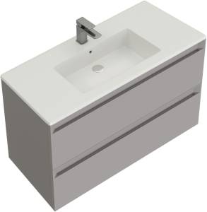 Тумба с раковиной Allen Brau Eclipse 2.0 1.E1002.PGM 2.0 платина матовый, 81x63.4