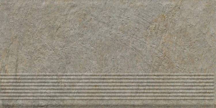 Ступень Paradyz Eremite Taupe Stopnica Prosta Struktura Mat 30x60