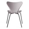Стул Tetchair Jacobsen (mod DC 102-1) 21264 Grey (Cерый) /Black (Черный) 45x54.5x80 фото 4