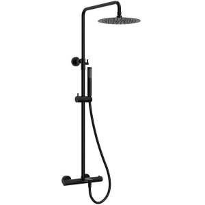 Душевая стойка Raiber Graceful RPB-007 черная, с термостатом