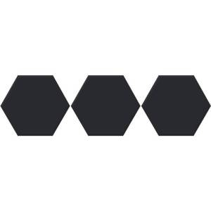 Керамогранит Oset Versalles Hex Black 20x24