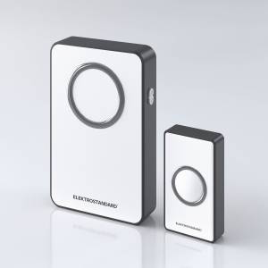 Звонок дверной беспроводной Elektrostandard DBQ27M WL 38M IP20 Белый/Черный