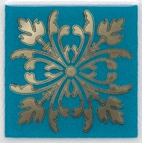Вставка Kerama Marazzi Клемансо бирюзовый HGD/D252/5246 4.9х4.9х6.9