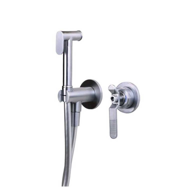 Гигиенический душ Bronze de Luxe 1760's Loft 3253CC хром матовый, со смесителем